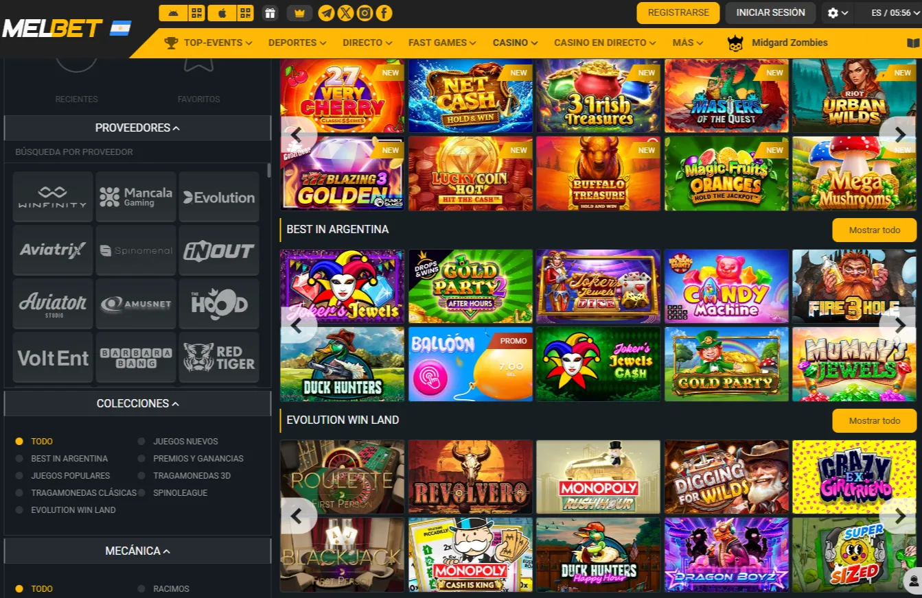 Los mejores juegos de casino online para jugadores argentinos
